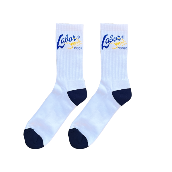 【LABOR】Telson Logo Socks - White