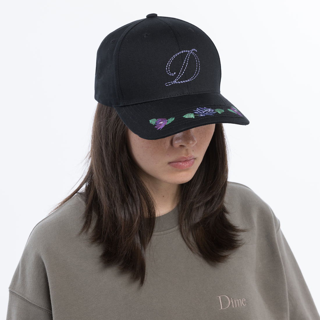 【Dime】Lotus Full Fit Cap - Black