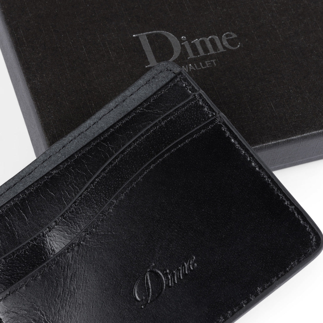 【Dime】Classic Quilted wallet - Black