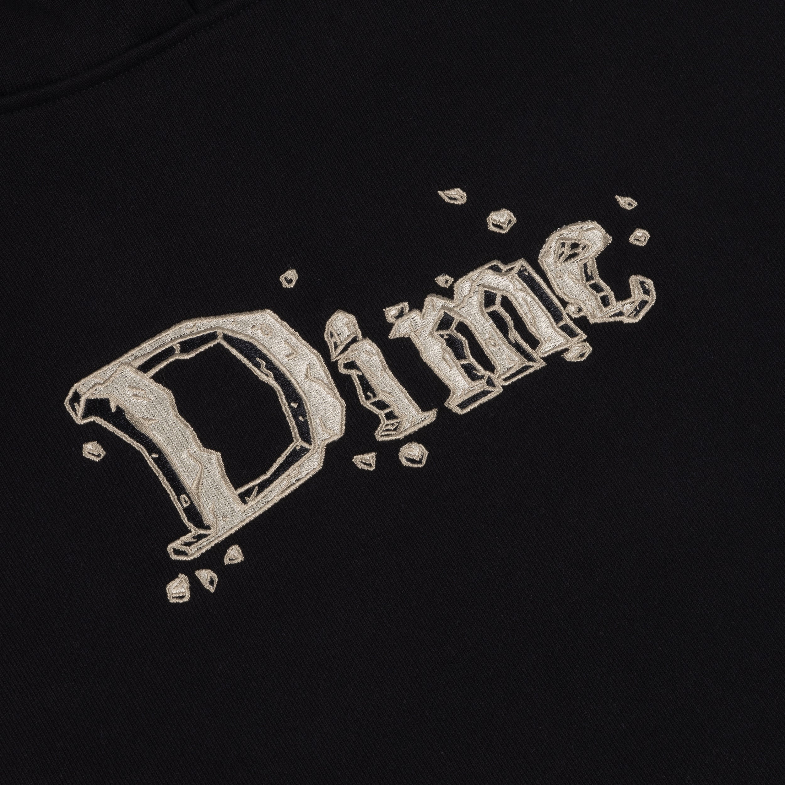 【Dime】Classic Stone Hoodie - Black