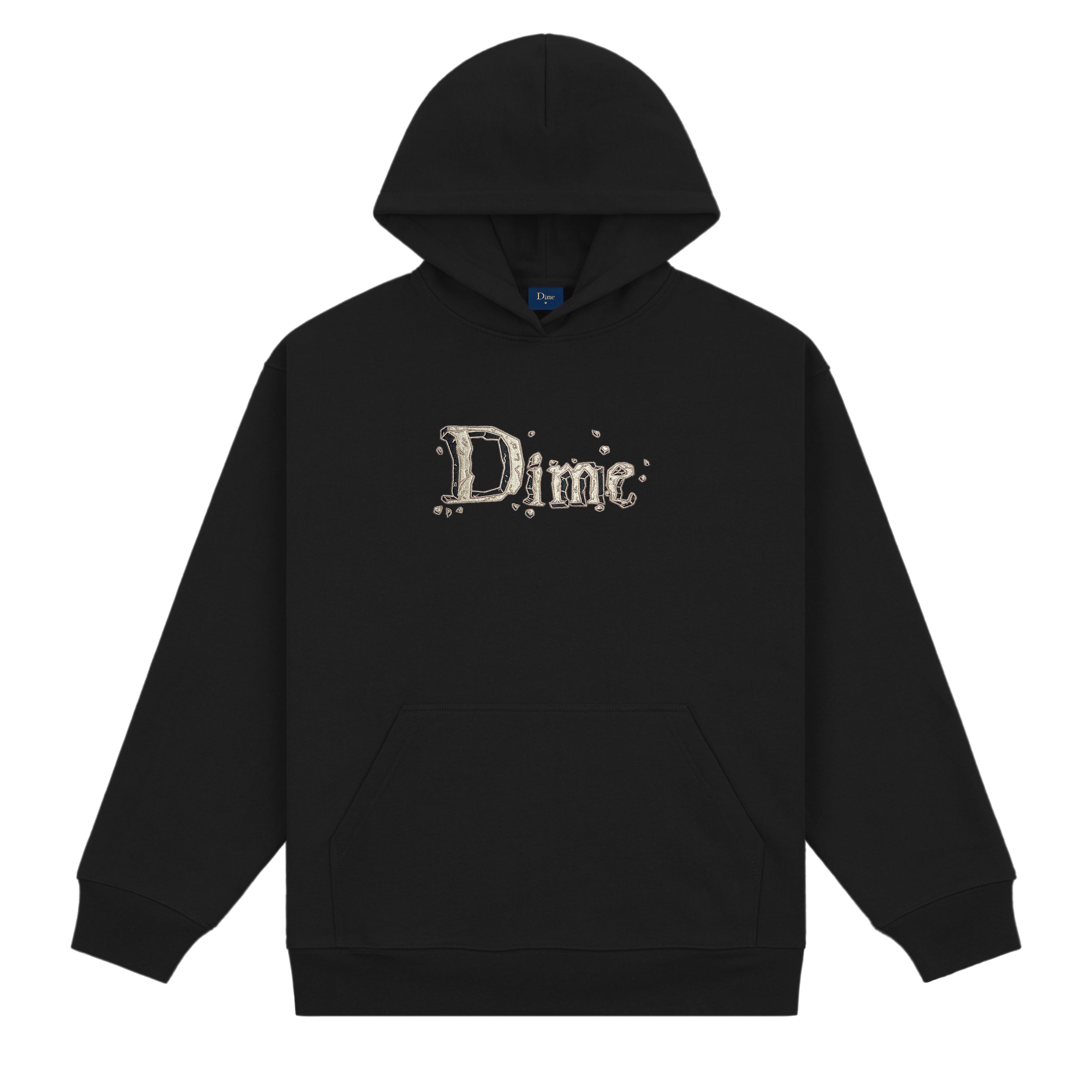 【Dime】Classic Stone Hoodie - Black