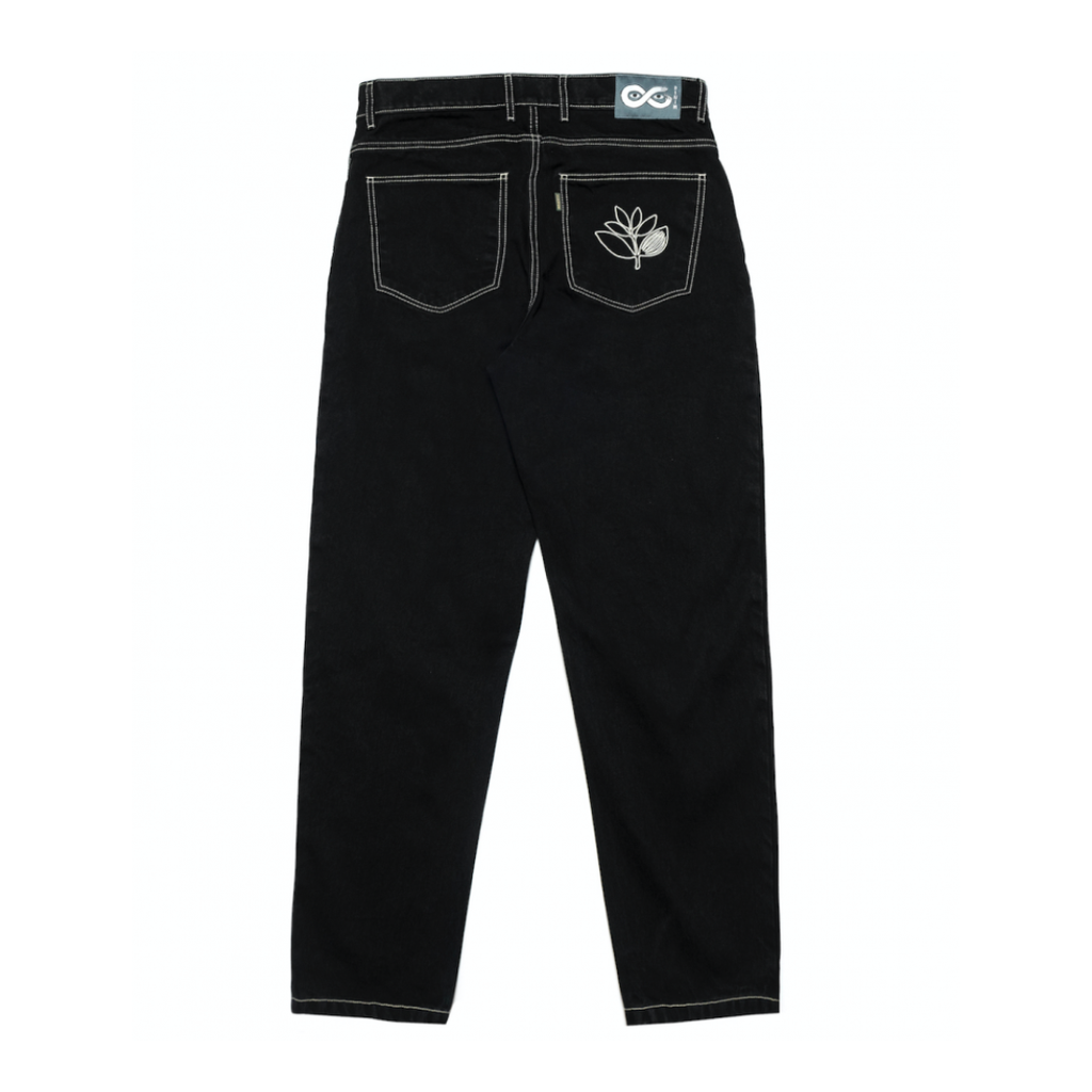 magenta ブラックバギーデニム Mサイズ Magenta Skateboards】OG Denim 2Tone Pants