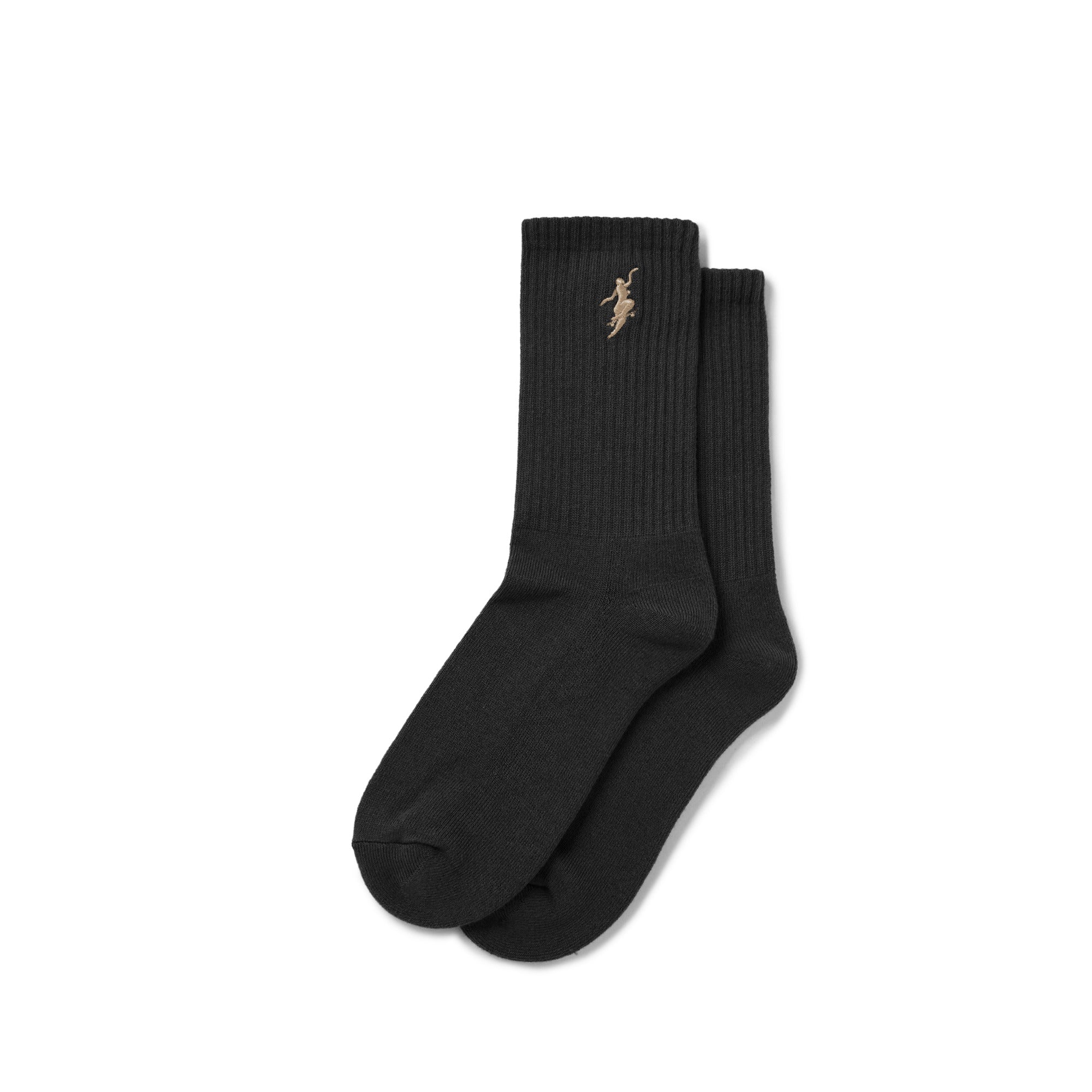 【POLAR SKATE CO.】No Comply Rib Socks - Black