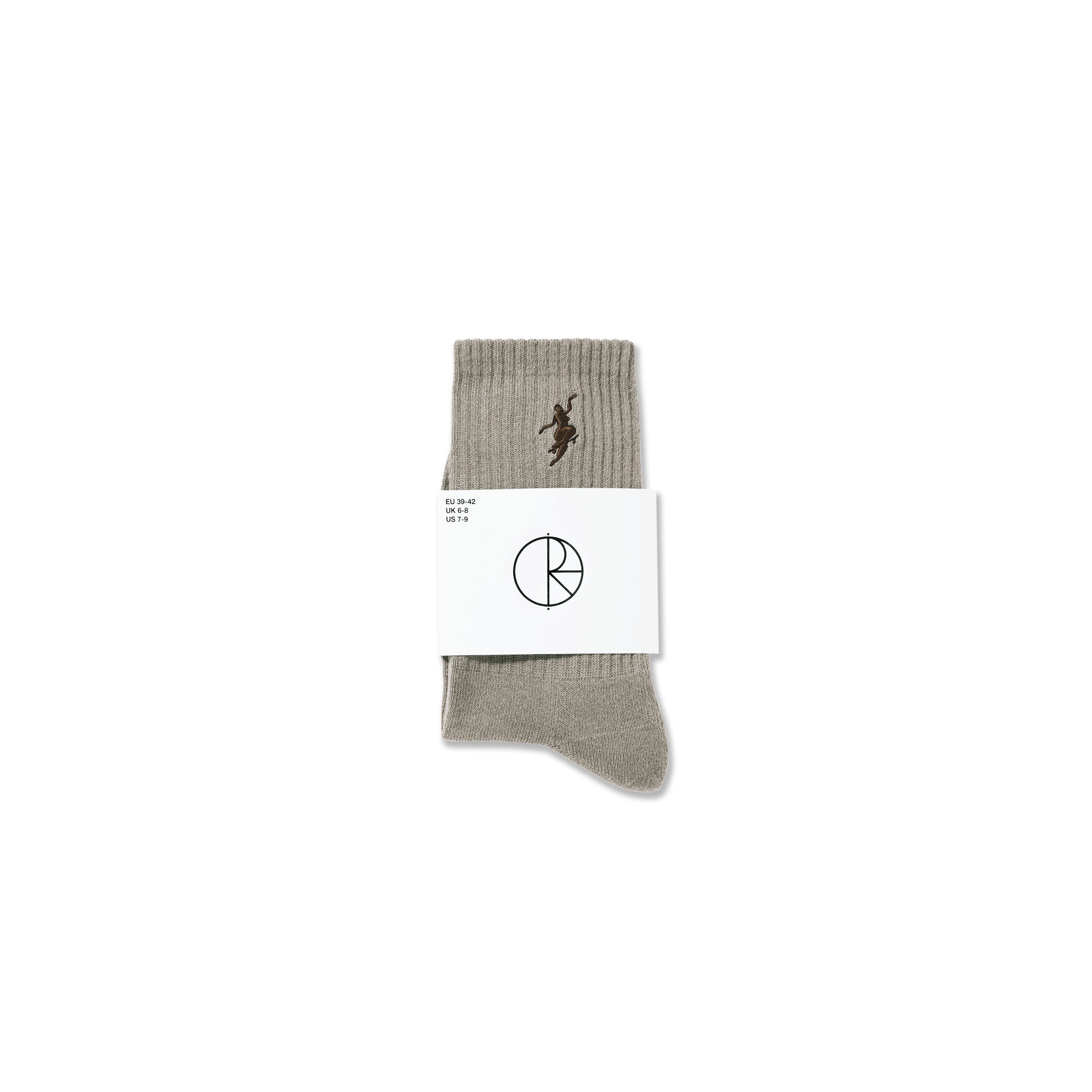 【POLAR SKATE CO.】No Comply Rib Socks - Sand