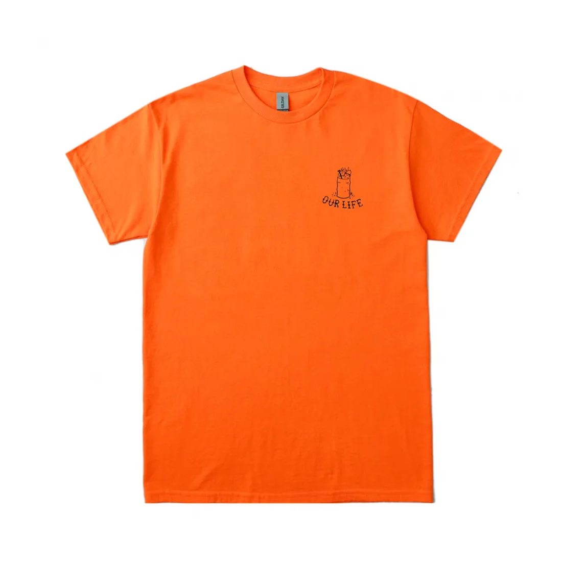 【OUR LIFE】Burn Barrel Tee - Orange