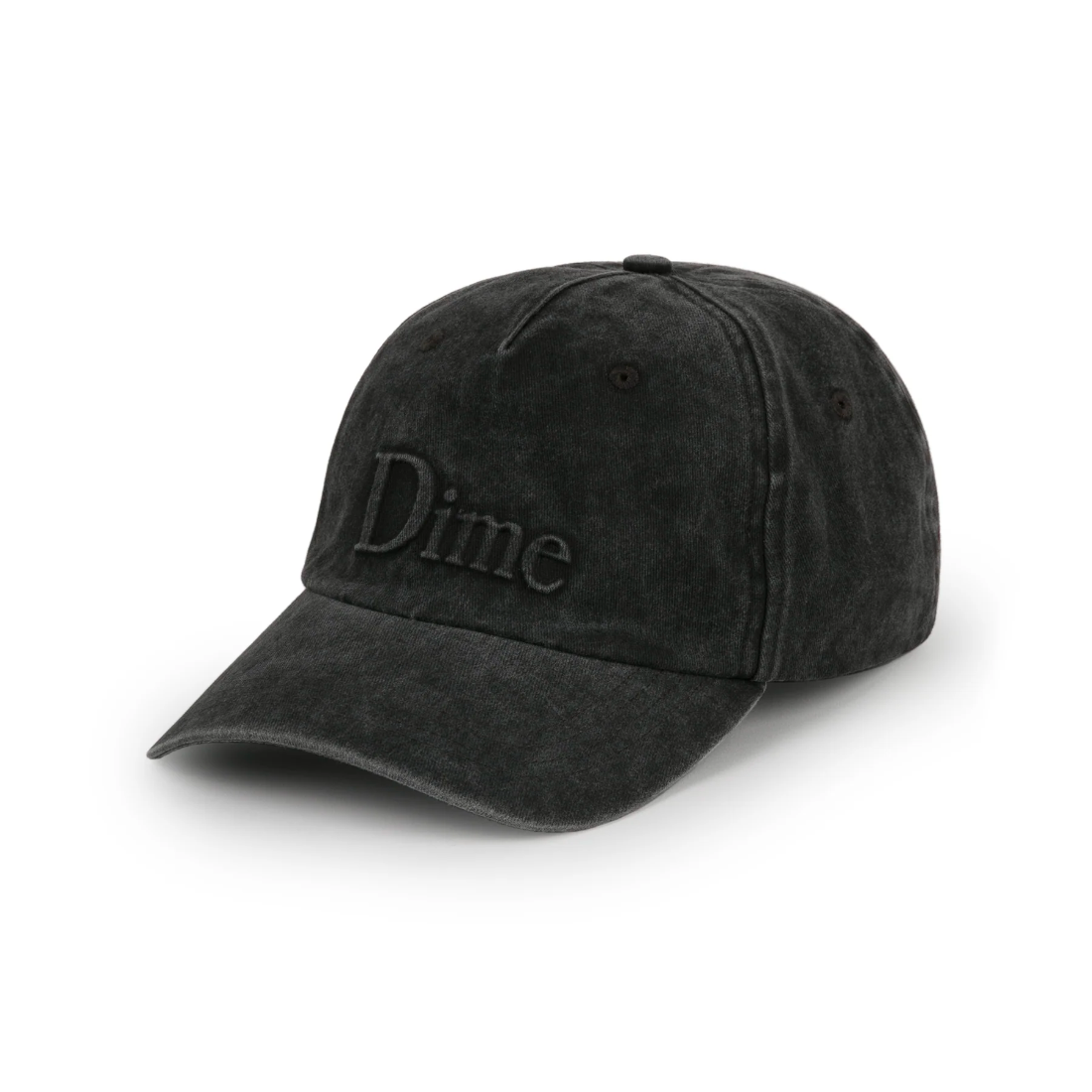 【Dime】Classic Embossed Uniform Cap - Charcoal washed