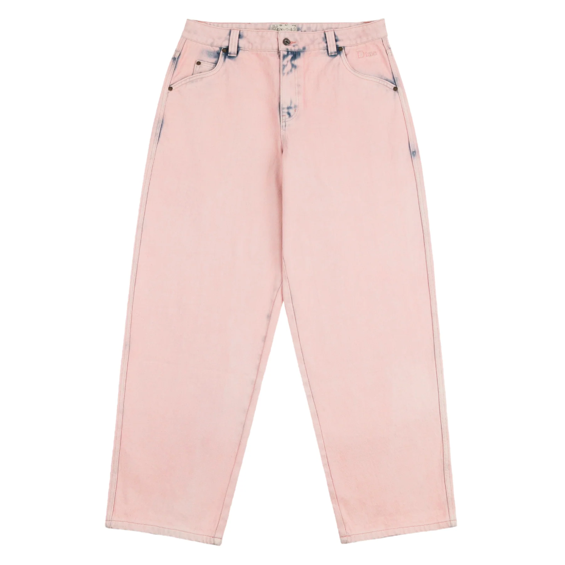 【Dime】Baggy Denim Pants - Overdyed Pink
