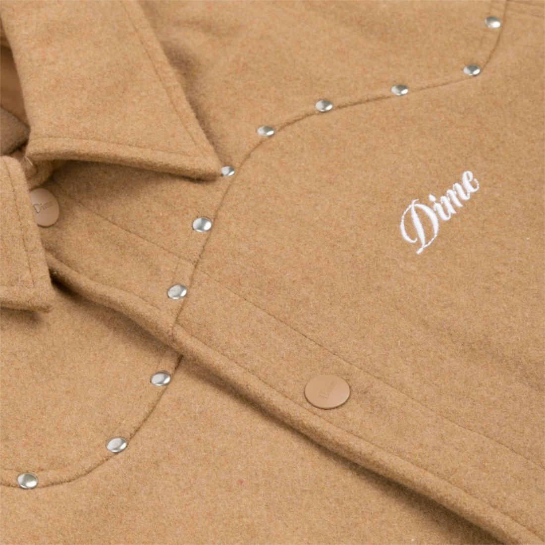 【XL/新品】Dime Studded Wool Bomber - Tanftc