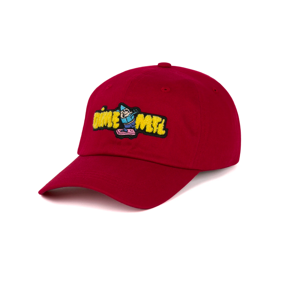 【Dime】Crayon Chenille Low Pro Cap - Dark Red