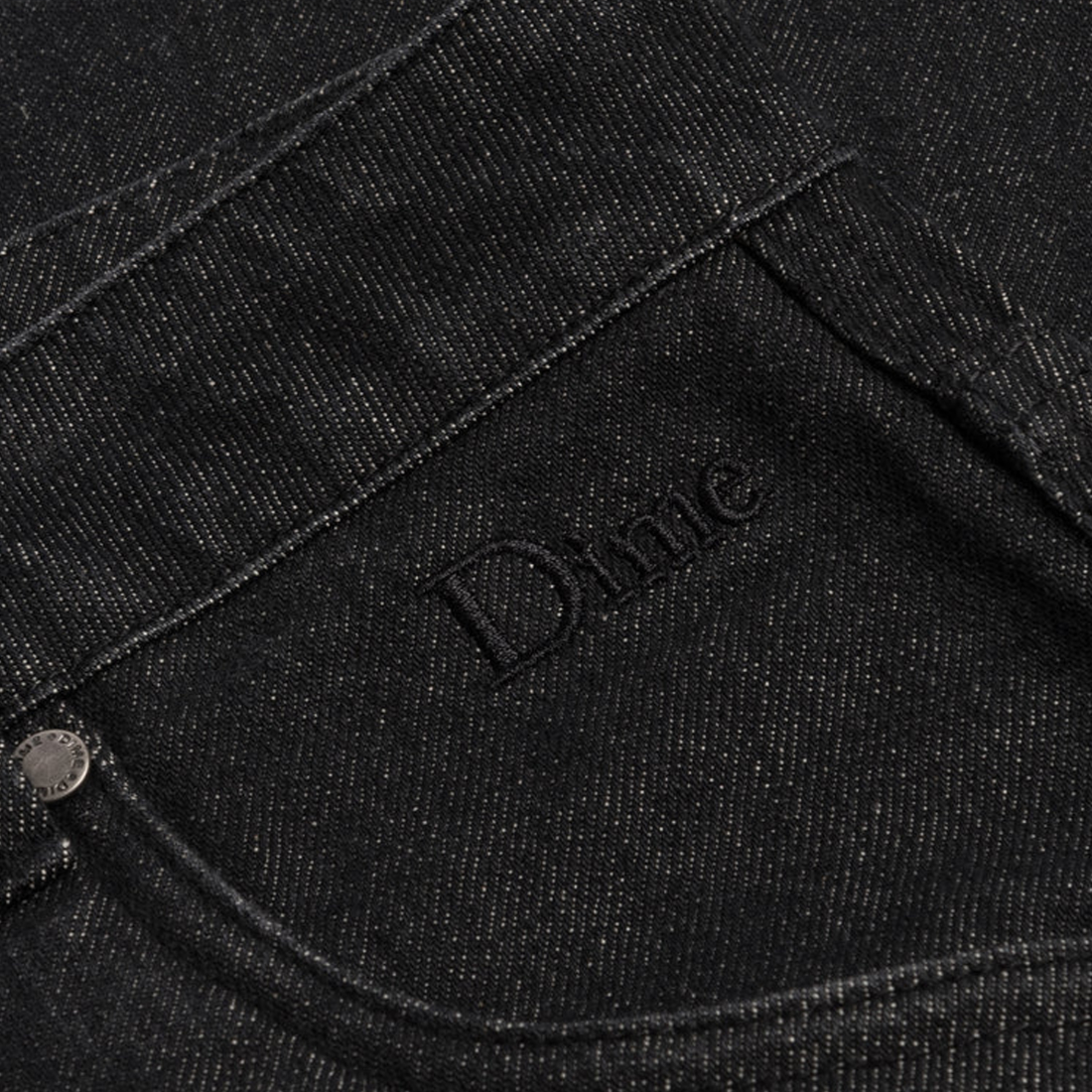 【Dime】Baggy Denim Pants - Black Washed(SP24)