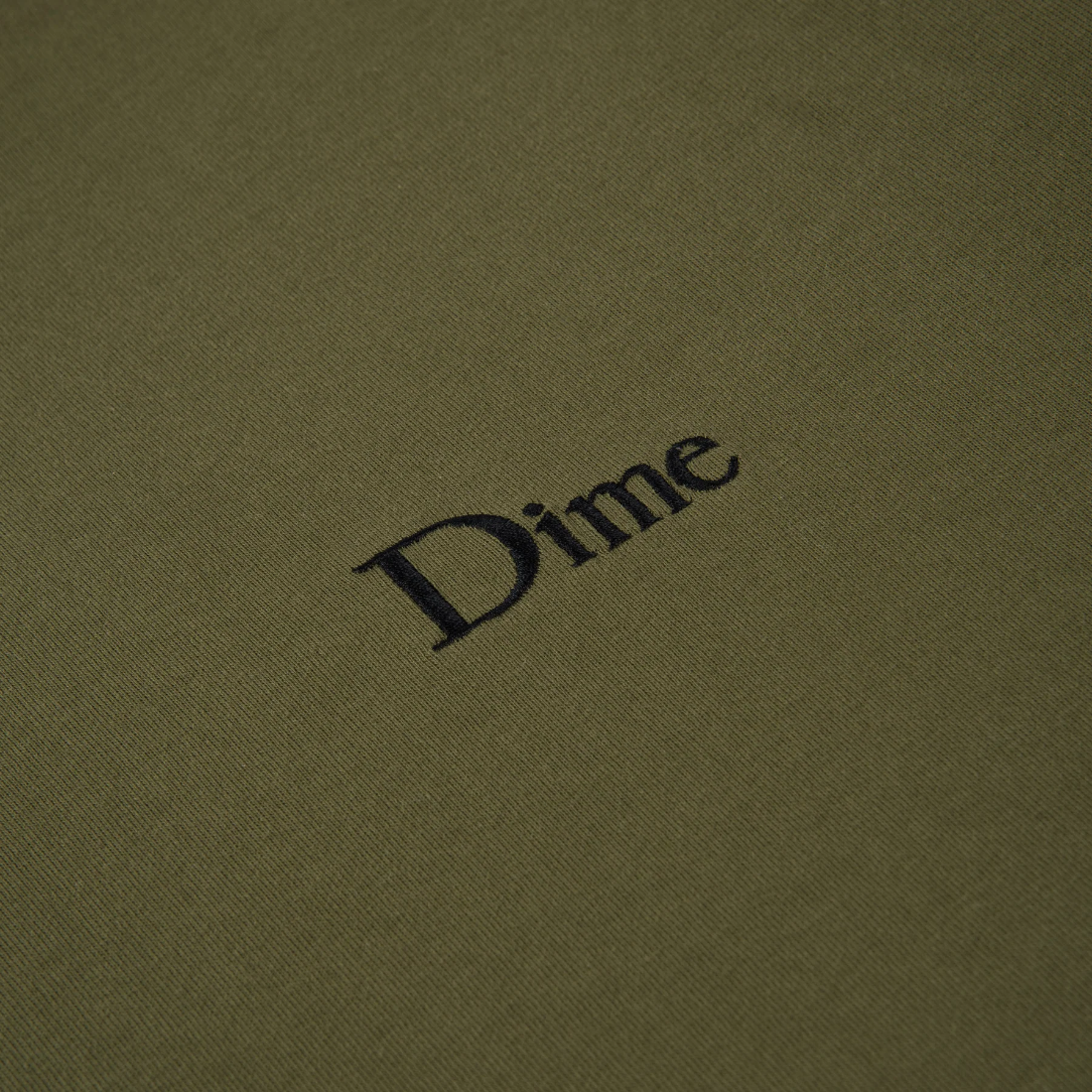 【Dime】 Classic Small Logo Tee - Dark Olive