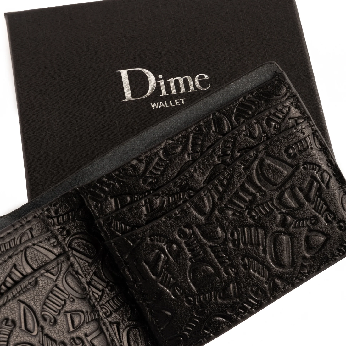 【Dime】Haha Leather Wallet - Black