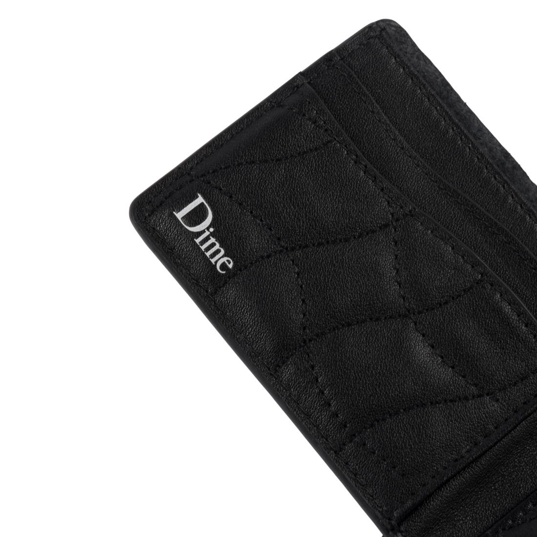 【Dime】Quilted Bifold wallet - Black