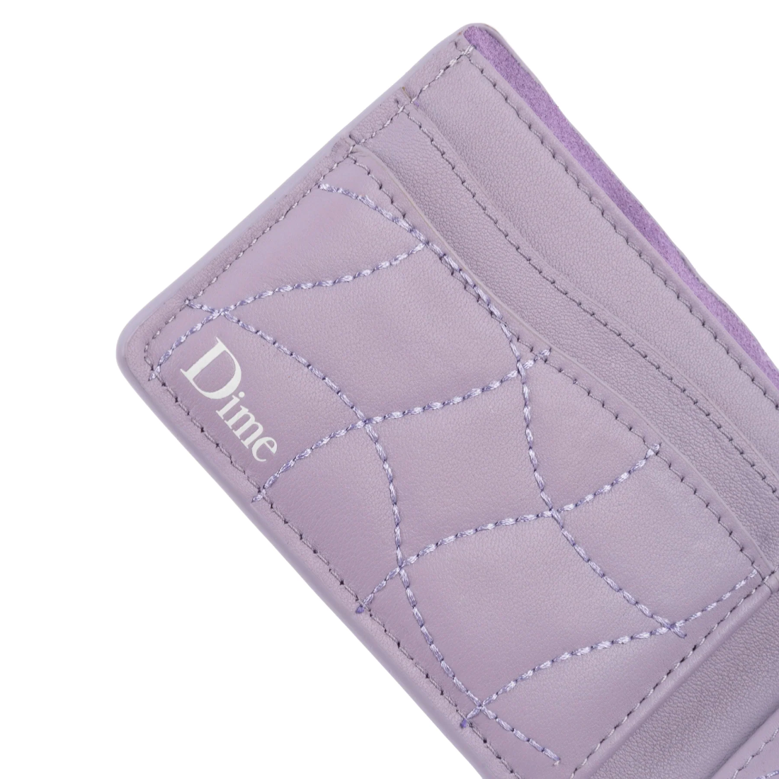 【Dime】Quilted Bifold wallet - Lavender
