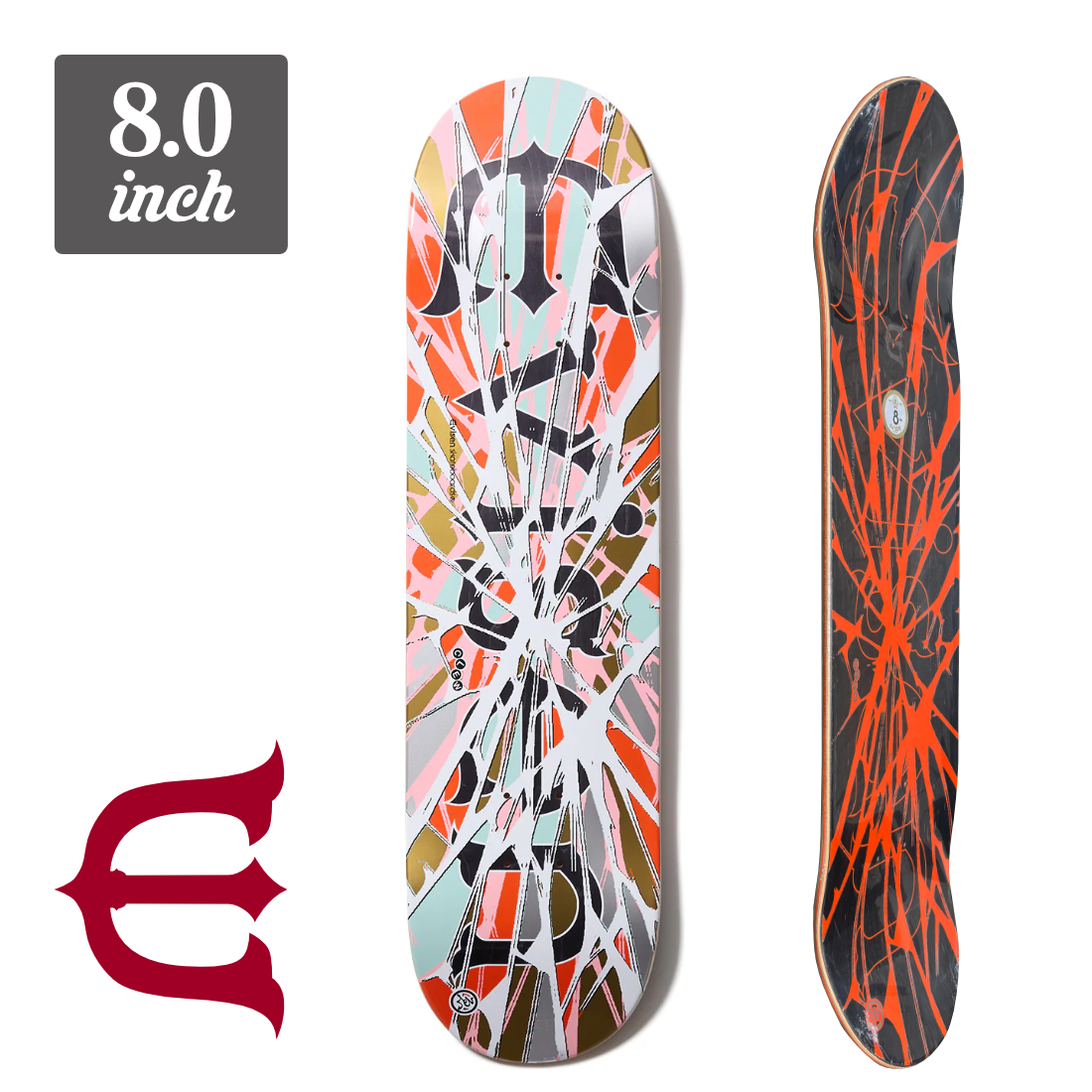 【8.0】Evisen Skateboards - EVI-LOGO CLASH CAMO