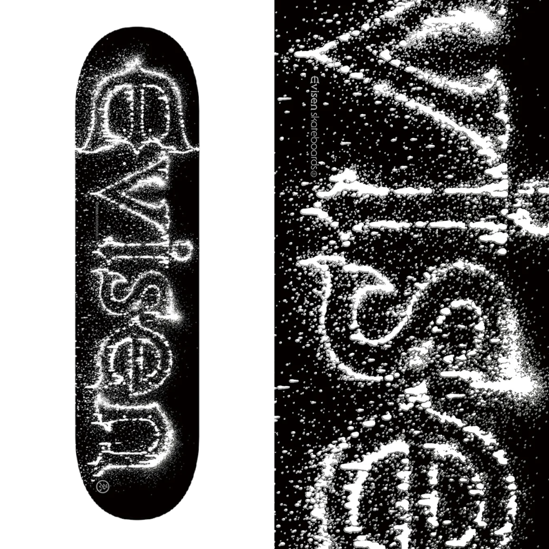 【8.0】Evisen Skateboards - Drip Logo 4