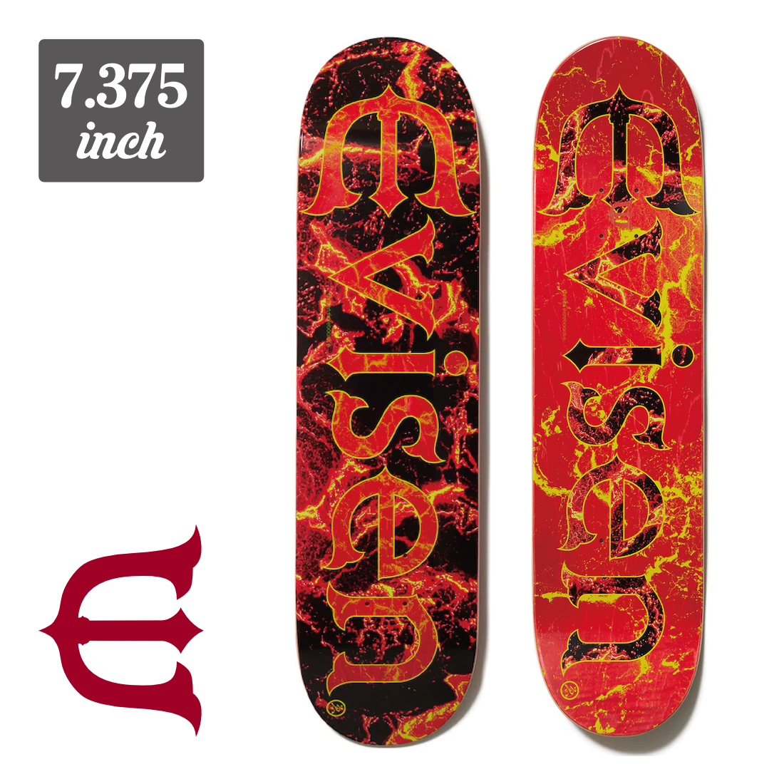 (子供用)【7.375】Evisen Skateboards - EVI-LOGO MAGMA