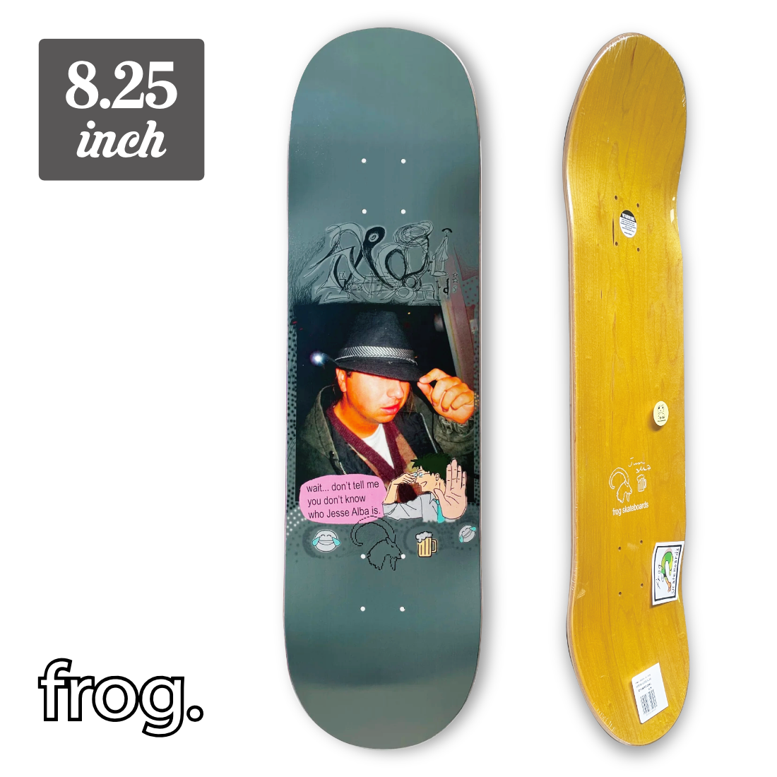 【8.25】Frog Skateboards - Fedora "Jesse Alba"