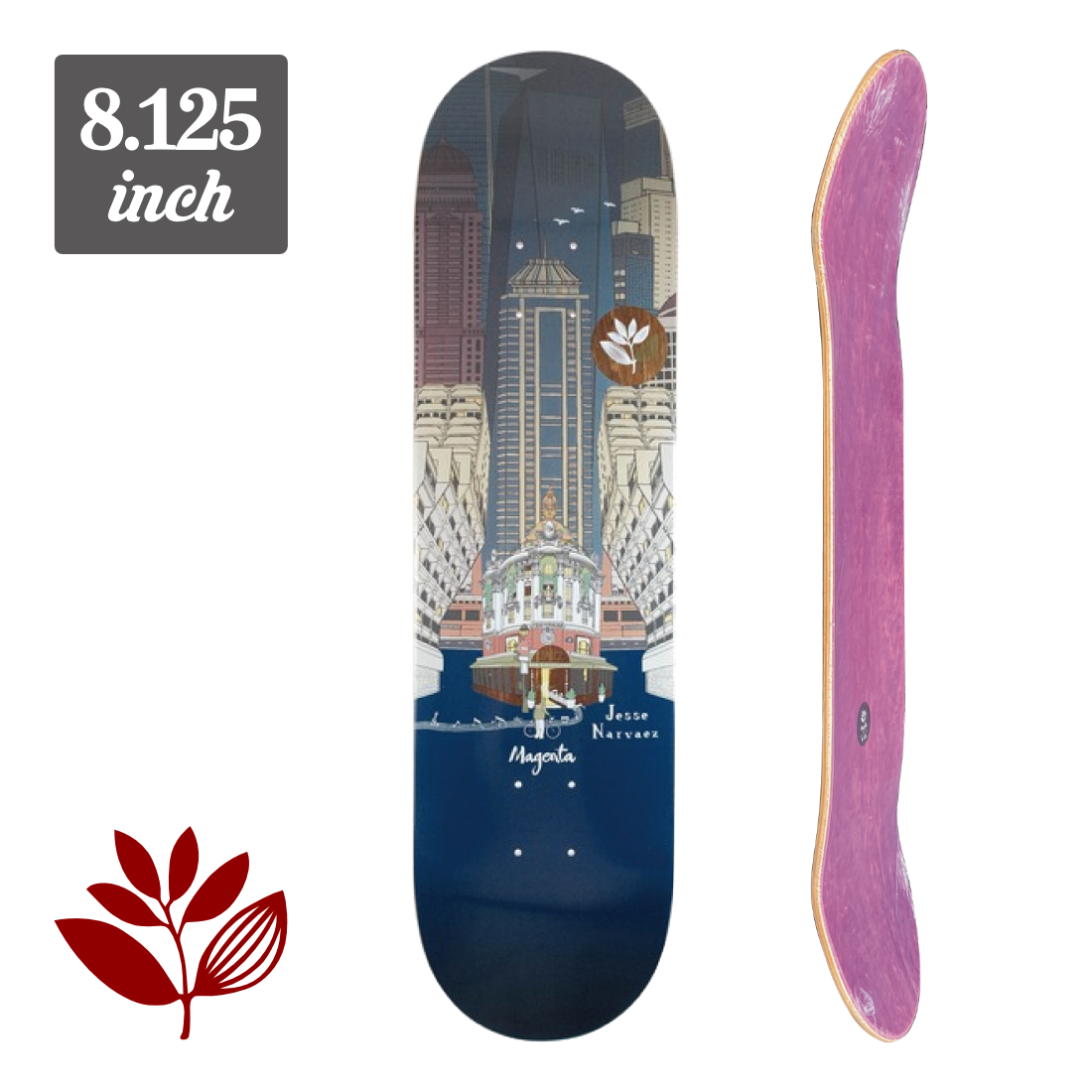 【8.125】Magenta Skateboards - City Jazz "Jesse Narvaez"
