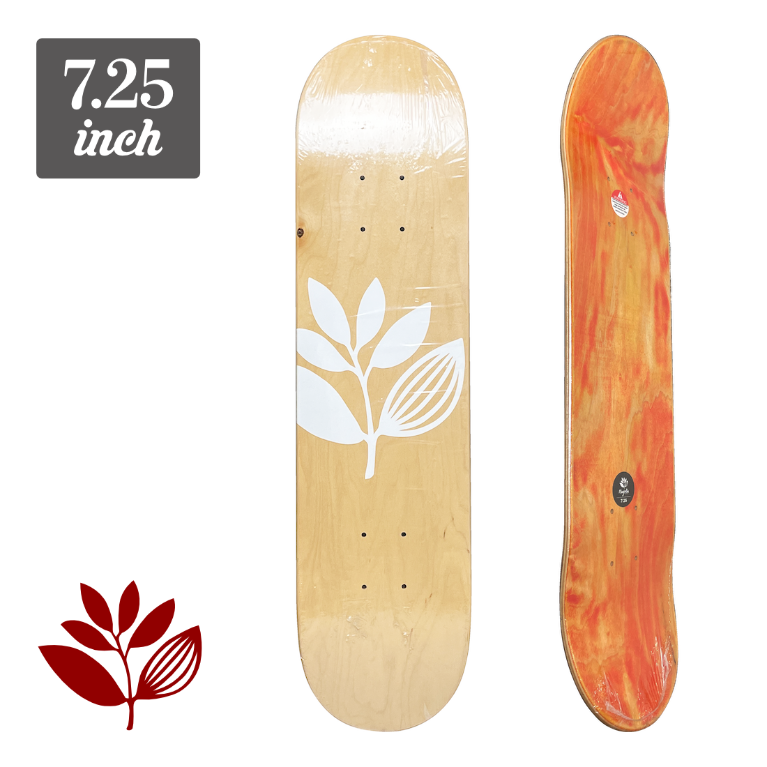 (子供用)【7.25】Magenta Skateboards - Team Logo Natural