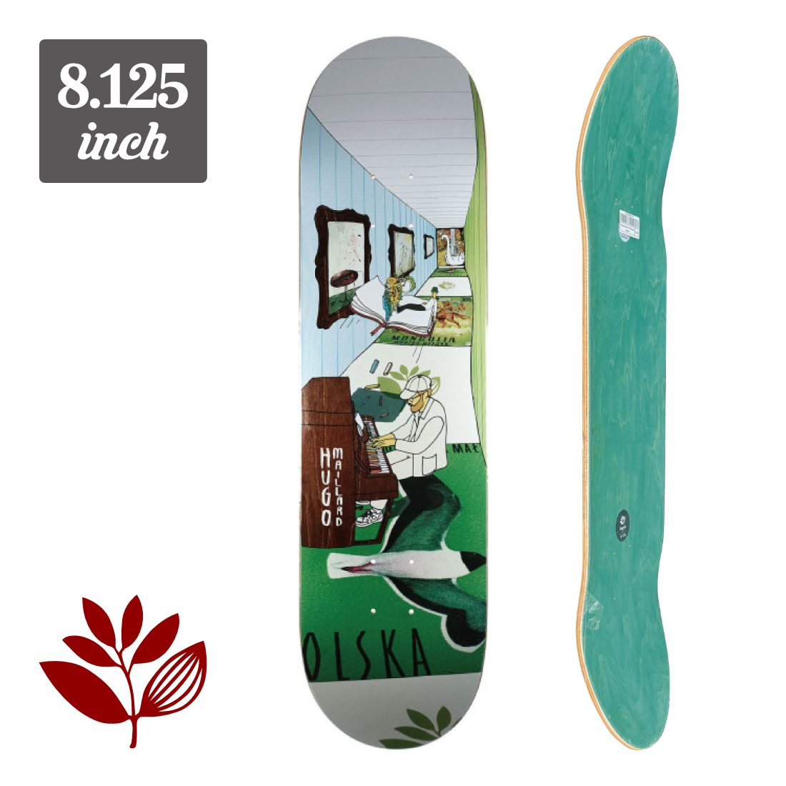 【8.125】Magenta Skateboards - Pianist "Hugo Maillard"