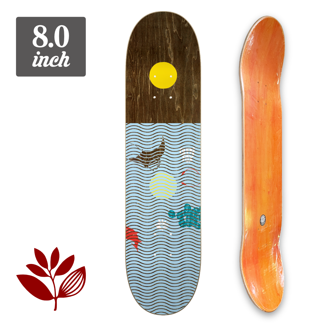 【8.0】Magenta Skateboards - Deep Series "Glen Fox"