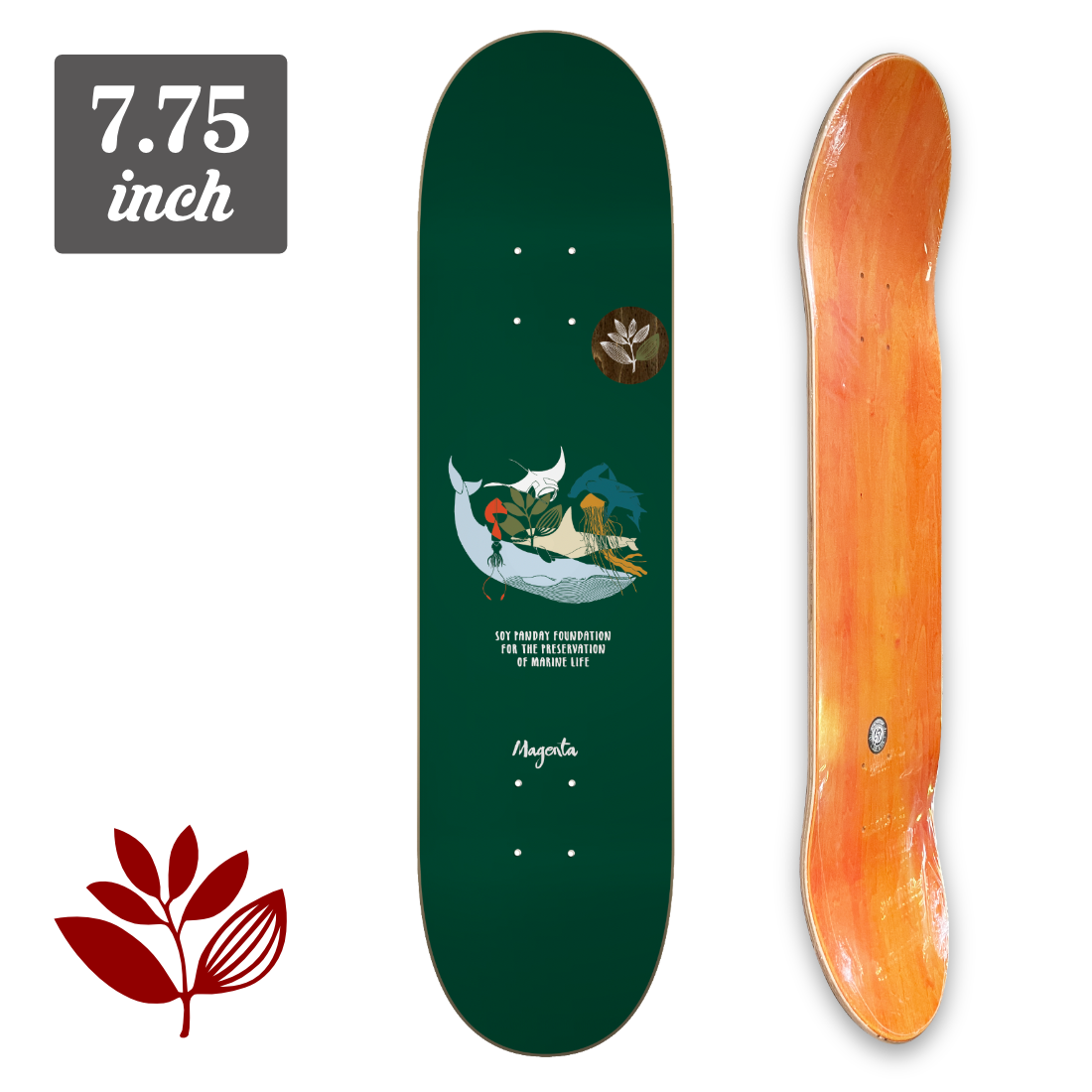 【7.75】Magenta Skateboards - Deep Series "Soy Panday"