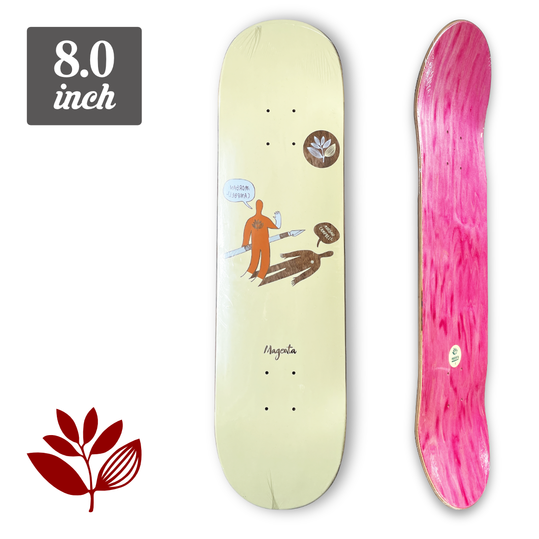 【8.0】Magenta Skateboards - Paper Cut "Morgan Campbell"