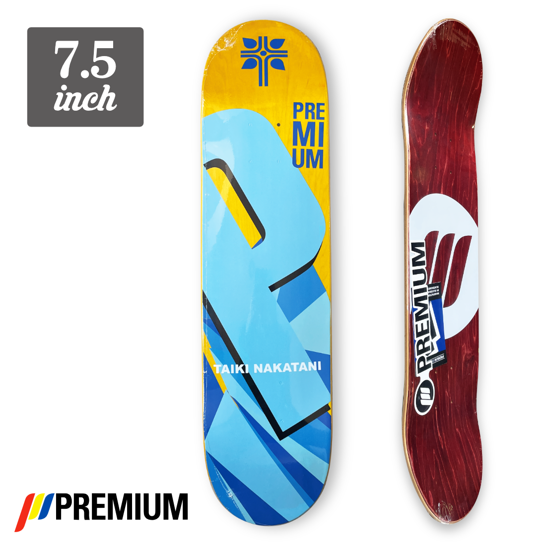 (子供用)【7.5】Premium Skateboards - Big P "Taiki Nakatani"