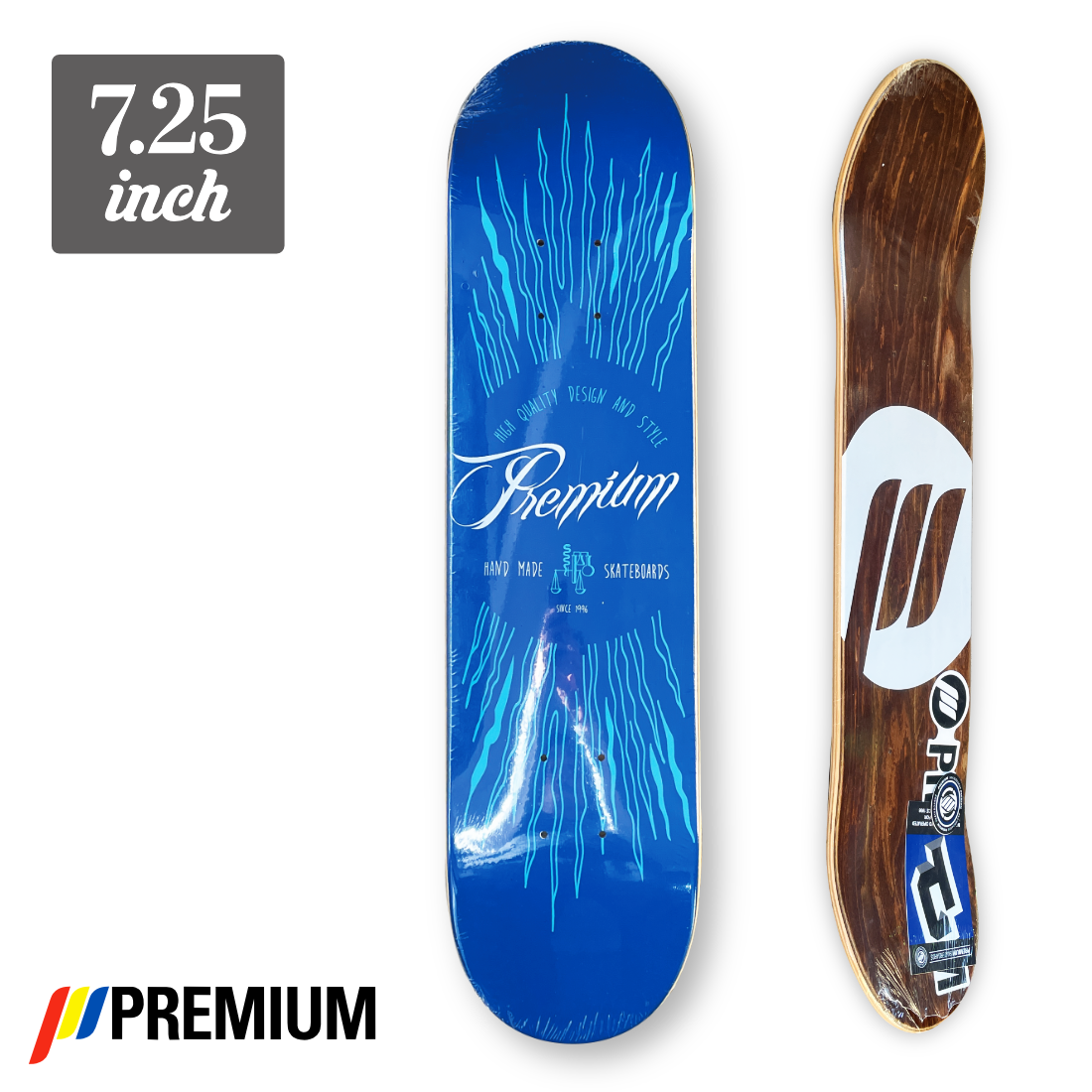(子供用)【7.25】Premium Skateboards - Retro "Blue"