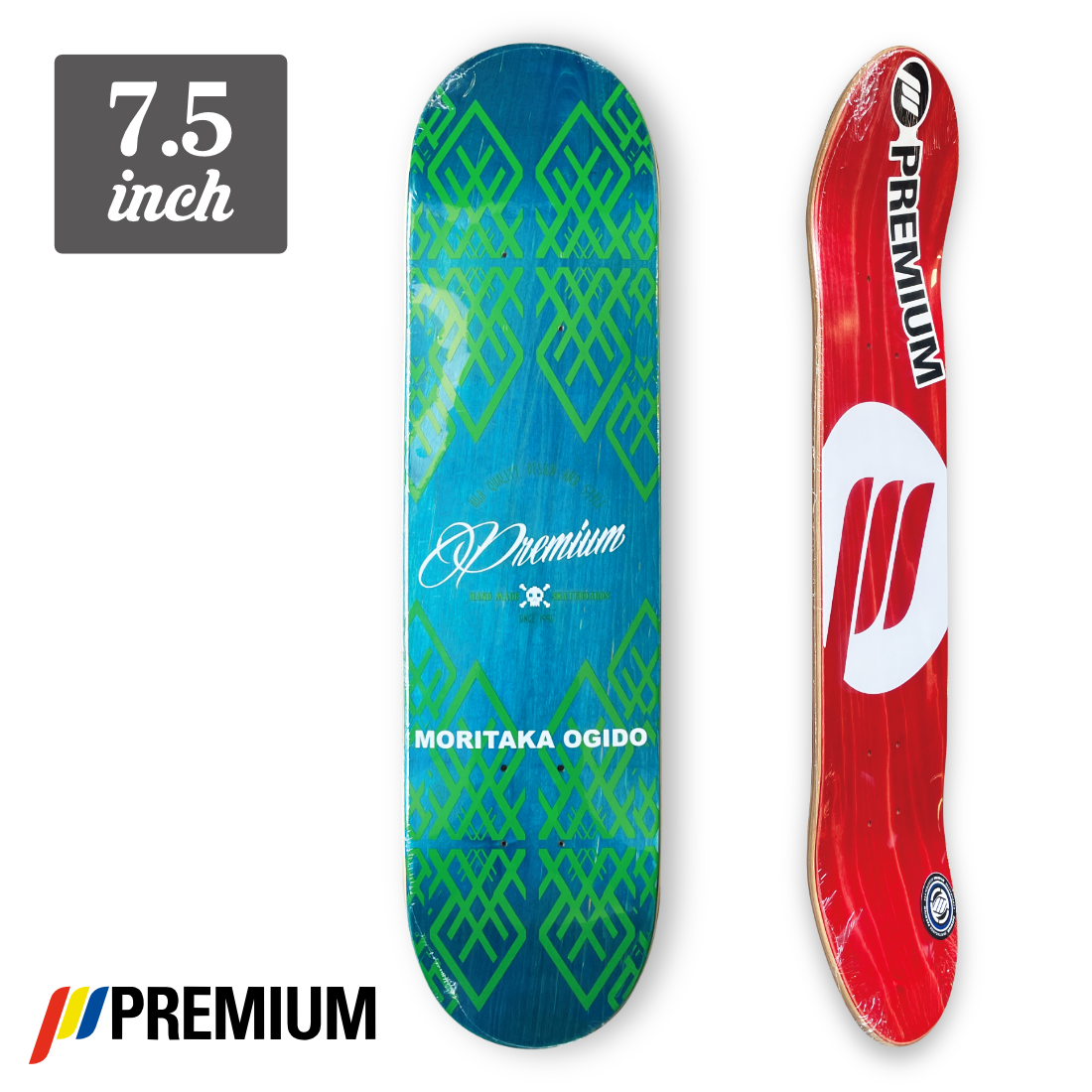 子供用)【7.5】Premium Skateboards - Retro 