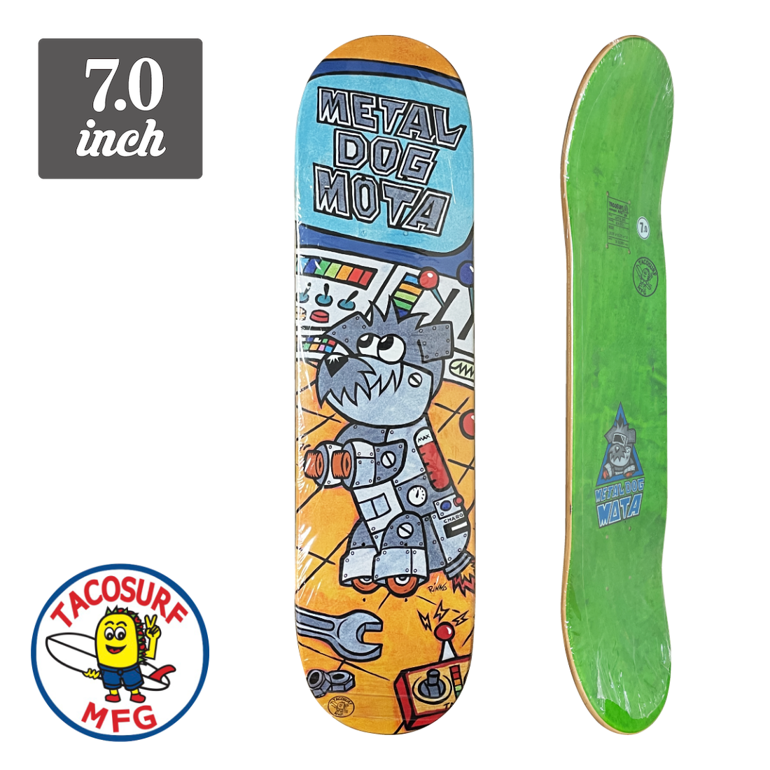 (子供用)【7.0】TACOSURF MFG - Metal Dog Mota
