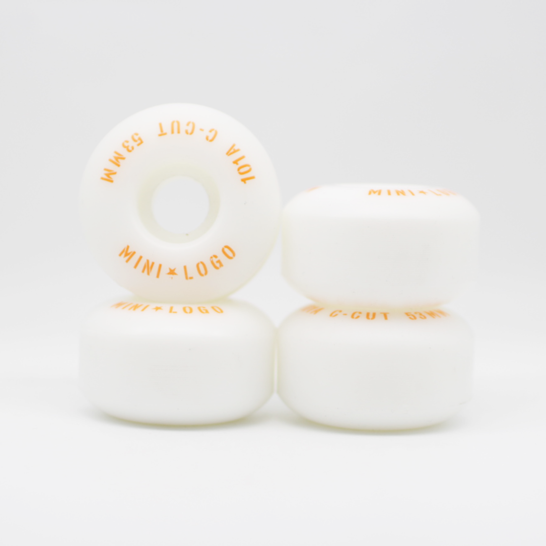 【MINI-LOGO】Wheel "White" - 53mm